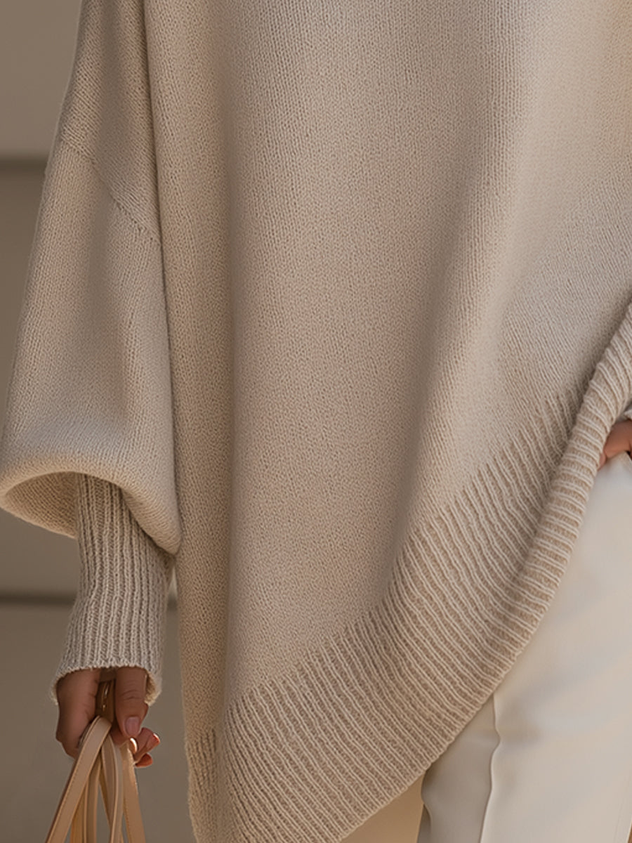 LUDOVICA - PULL OVERSIZE À ENCOLURE LARGE