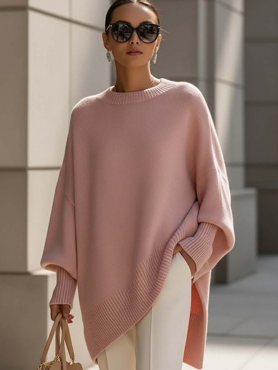 LUDOVICA - PULL OVERSIZE À ENCOLURE LARGE