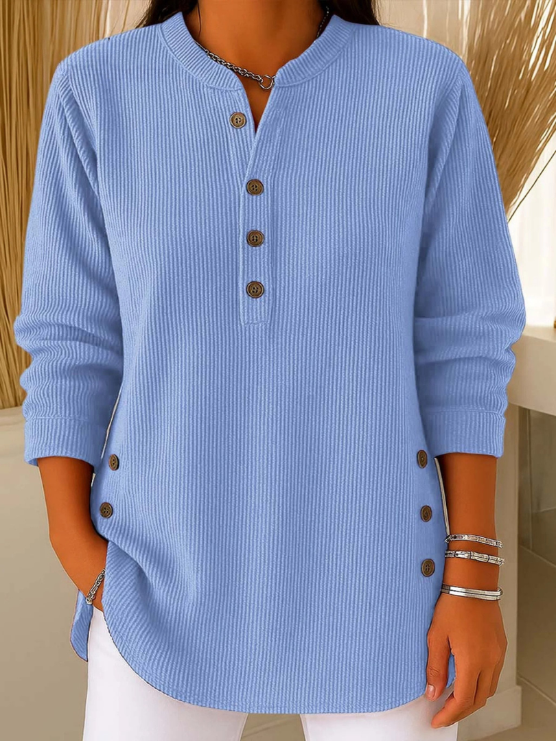 NIVES - TUNIQUE HENLEY BOUTONNÉE