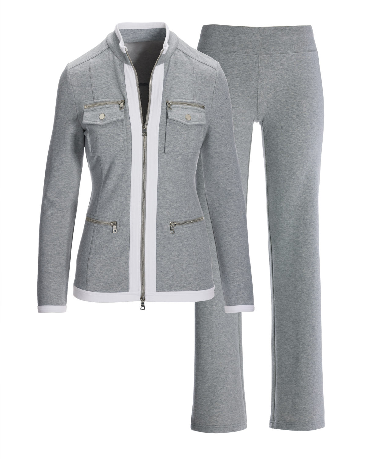 Ensemble Alessia, veste et pantalon a plat