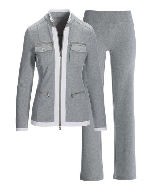 Ensemble Alessia, veste et pantalon a plat
