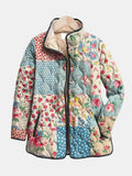GARANCE - VESTE MATELASSÉE À PATCHWORK FLORAL