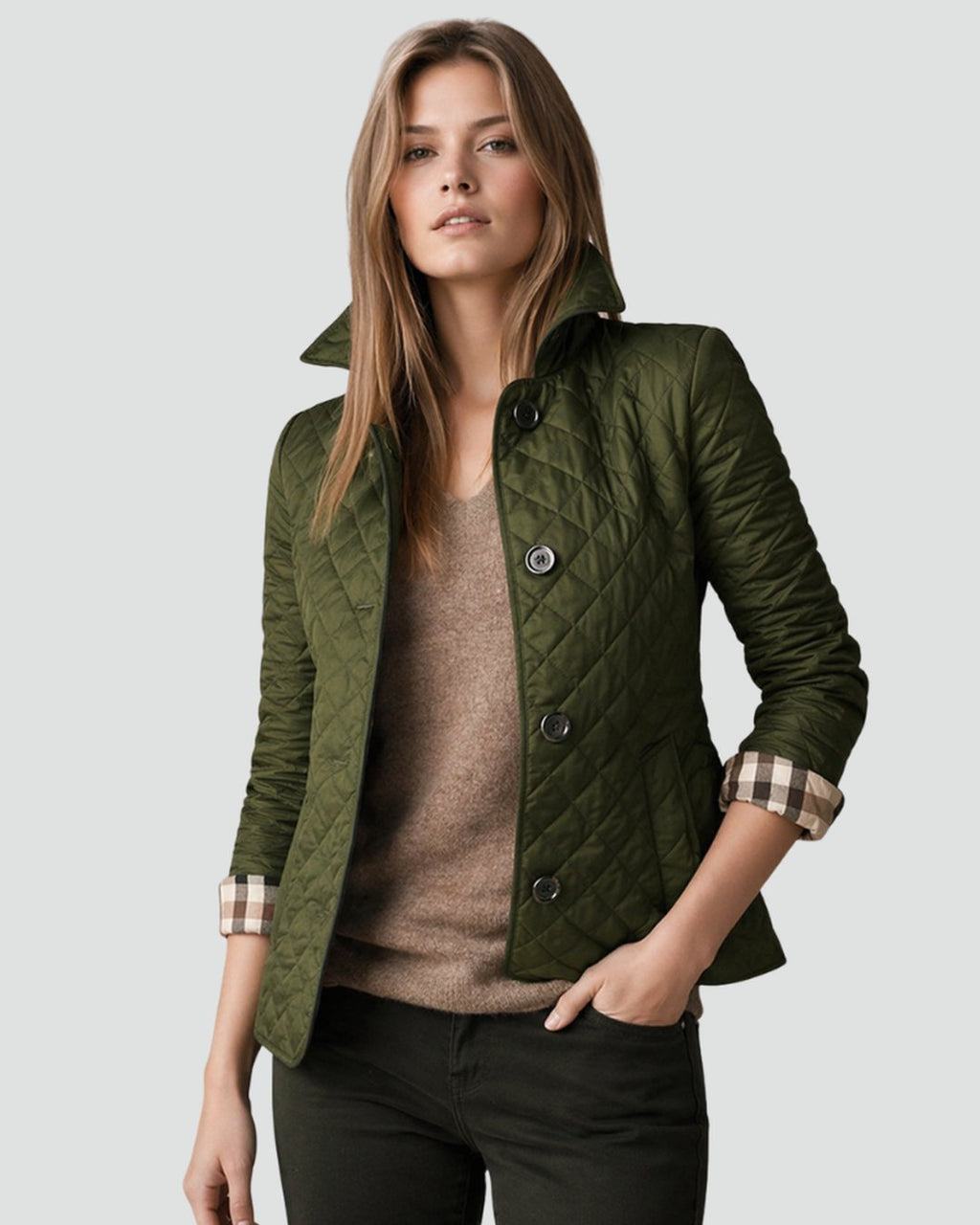 REBEKAH - VESTE MATELASSÉE À COL