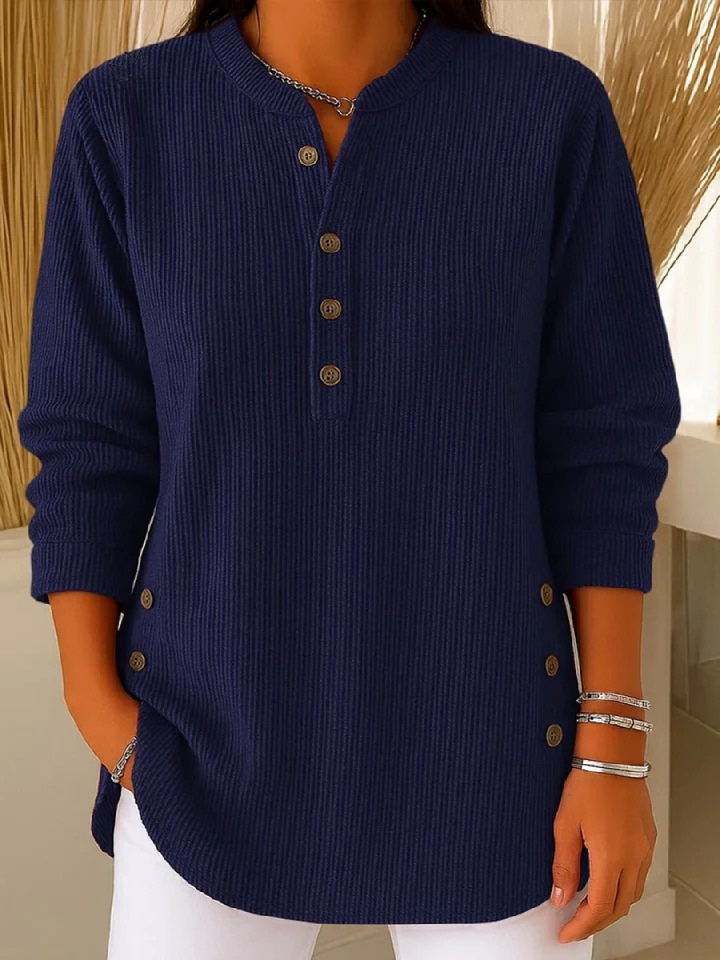 NIVES - TUNIQUE HENLEY BOUTONNÉE