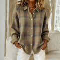 AMELIA - CARDIGAN EN MAILLE À CARREAUX