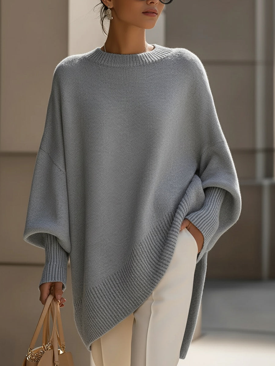 LUDOVICA - PULL OVERSIZE À ENCOLURE LARGE