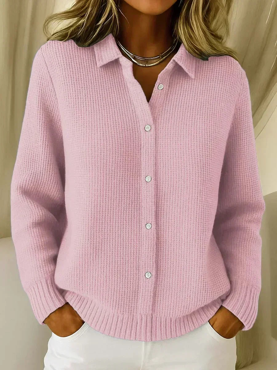 RACHELE - CARDIGAN TEXTURÉ À BOUTONS