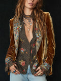 ANNA - BLAZER PATCHWORK IMPRIMÉ FLORAL VINTAGE