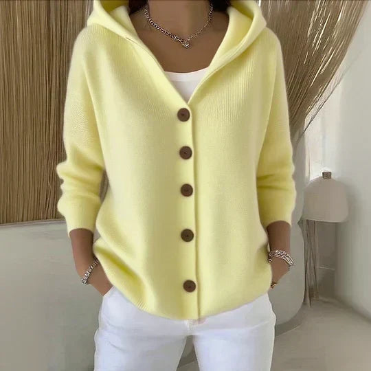 ROSETTA - CARDIGAN À CAPUCHE