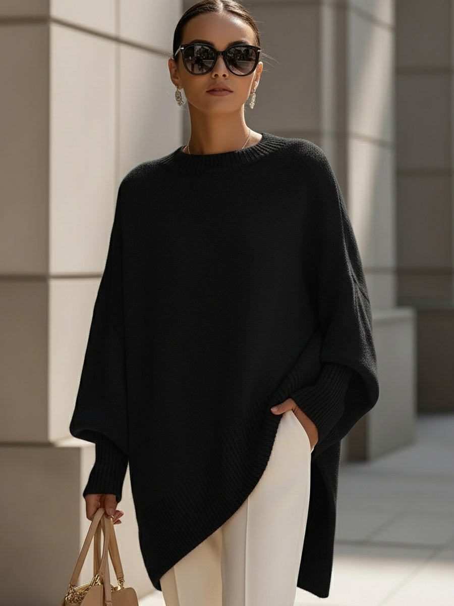 LUDOVICA - PULL OVERSIZE À ENCOLURE LARGE