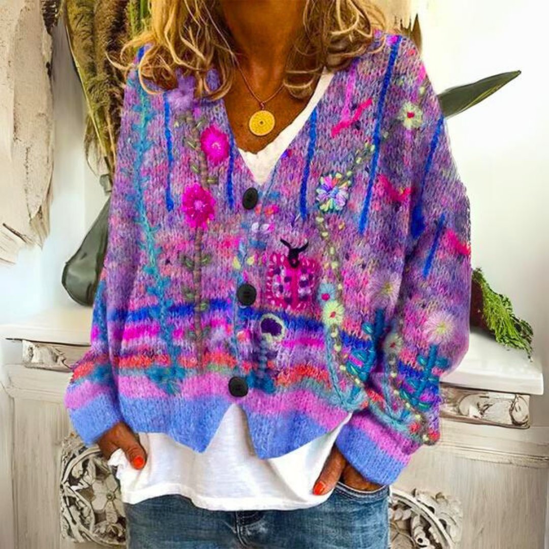 CORNELIA - CARDIGAN LUXUEUX DOUX ET ENVELOPPANT