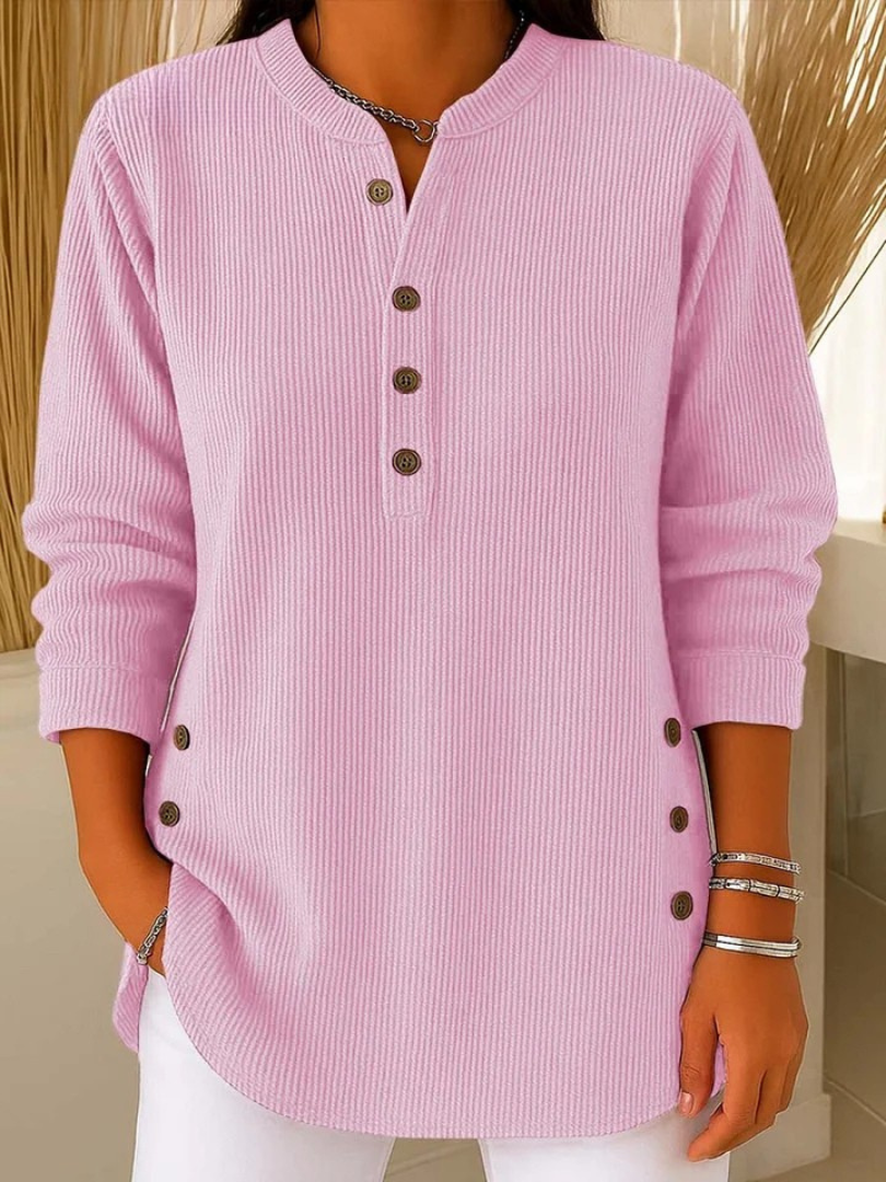 NIVES - TUNIQUE HENLEY BOUTONNÉE