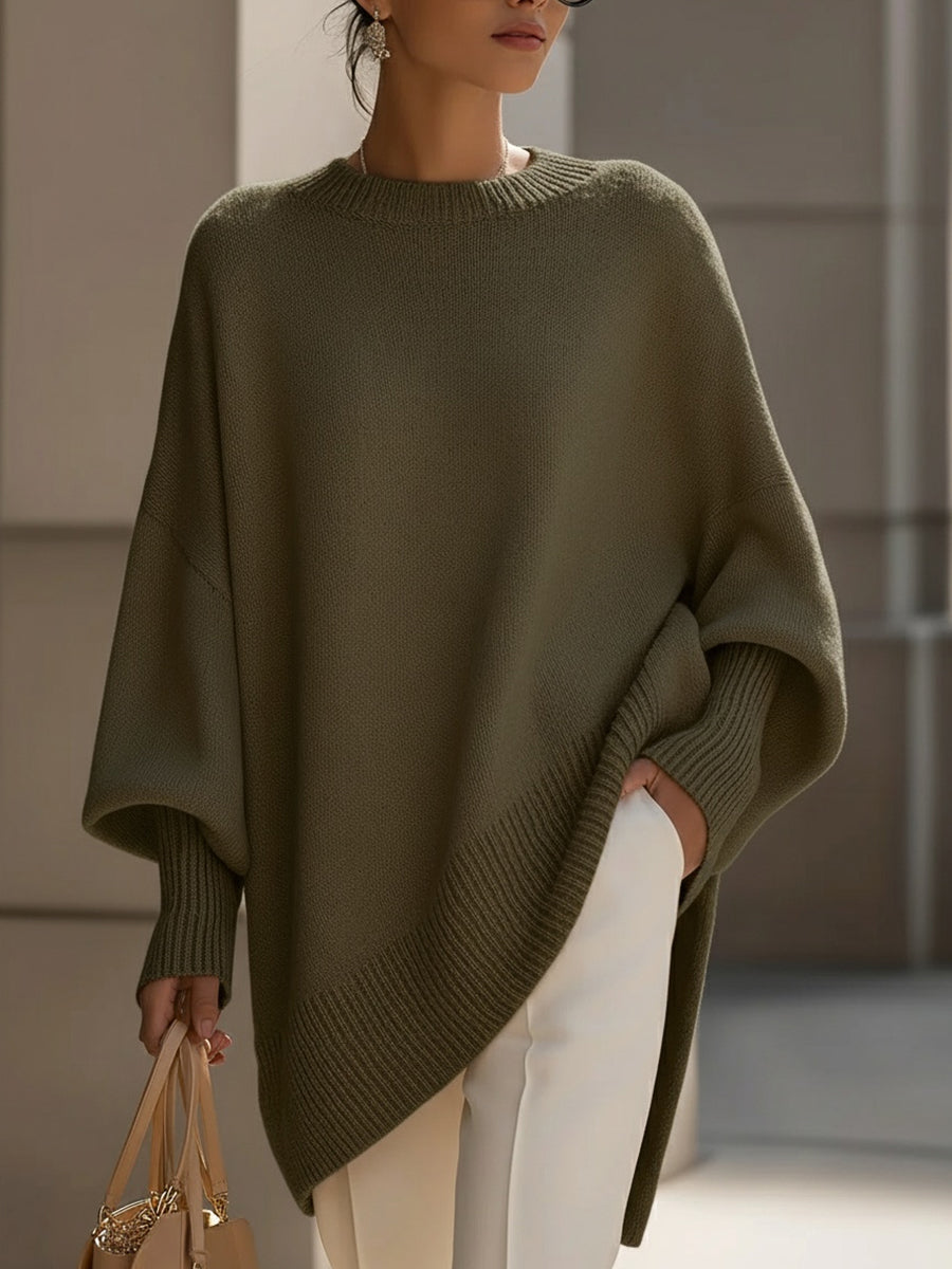 LUDOVICA - PULL OVERSIZE À ENCOLURE LARGE