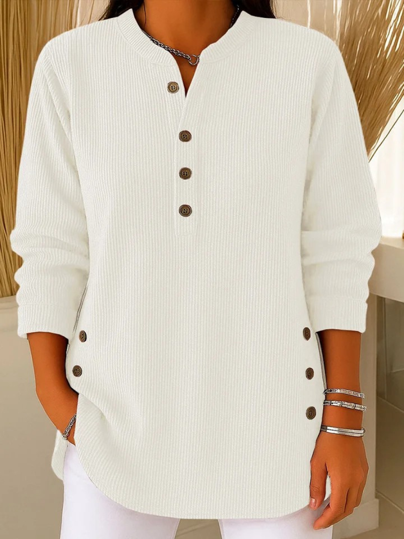 NIVES - TUNIQUE HENLEY BOUTONNÉE