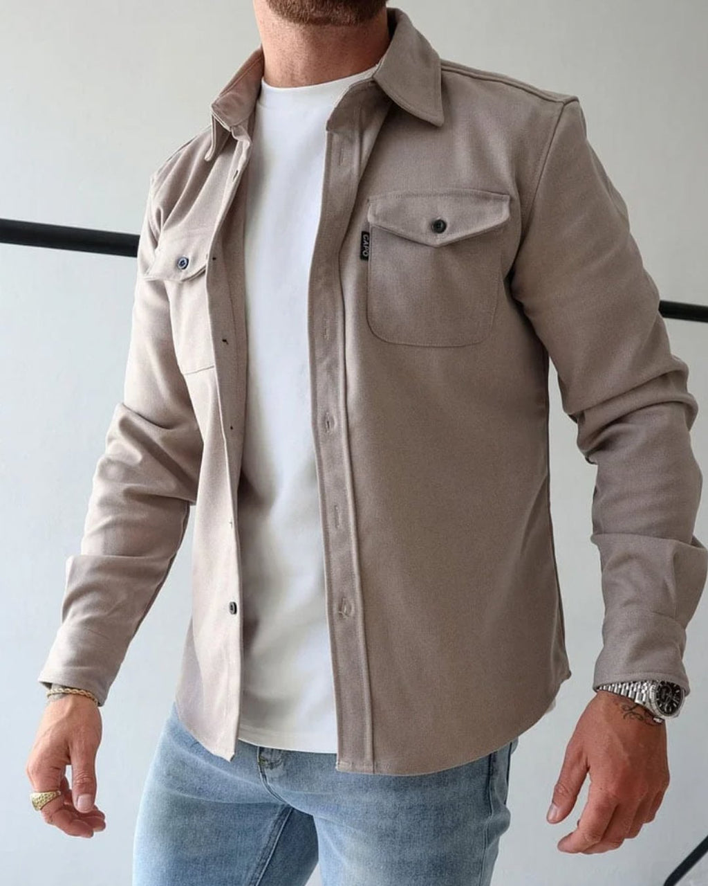 DAN - CHEMISE-VESTE HOMME LÉGÈRE