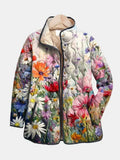 JOSEPHINE - VESTE MATELASSÉE À FLEURS SAUVAGES