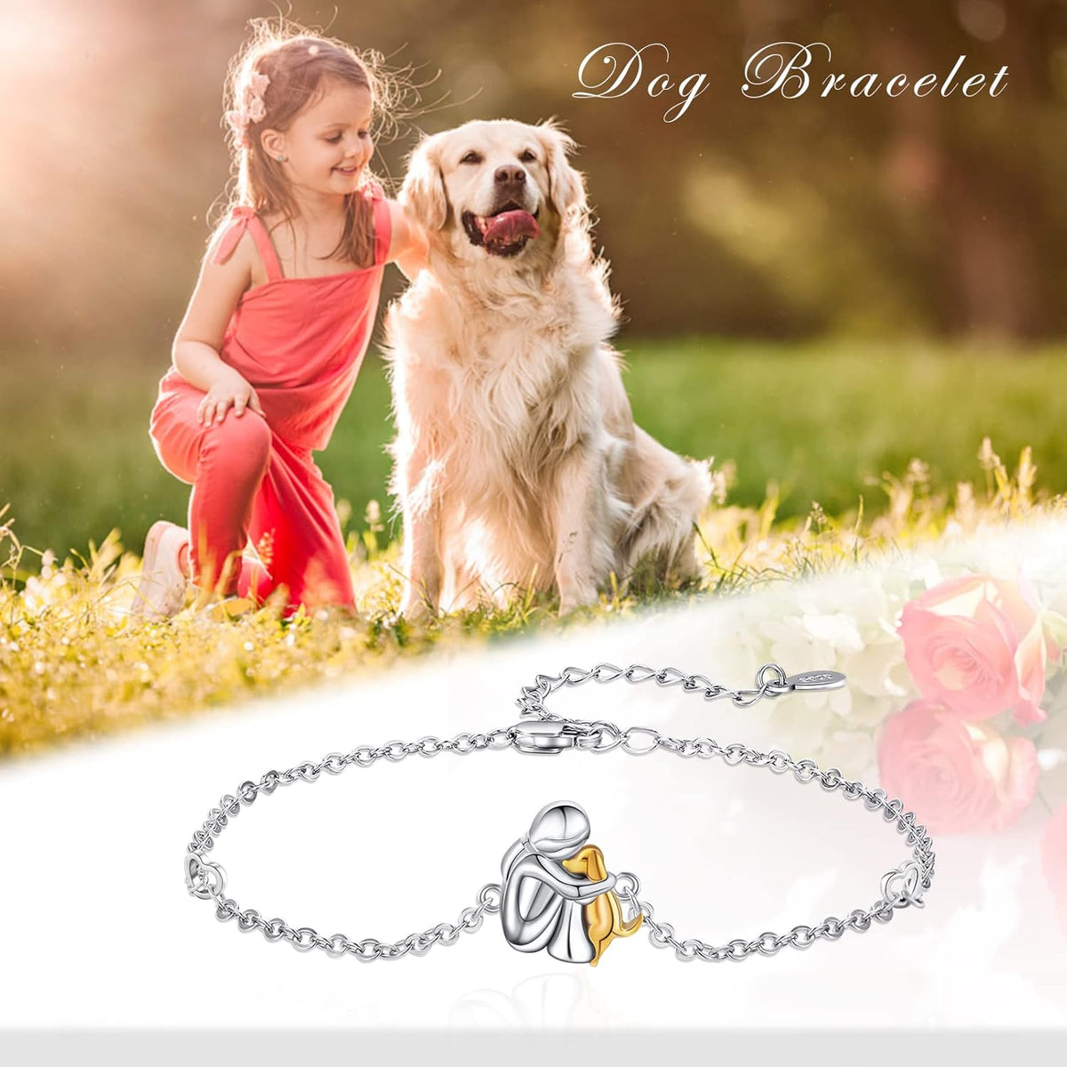 MILO - BRACELET RÉGLABLE AVEC CHIEN