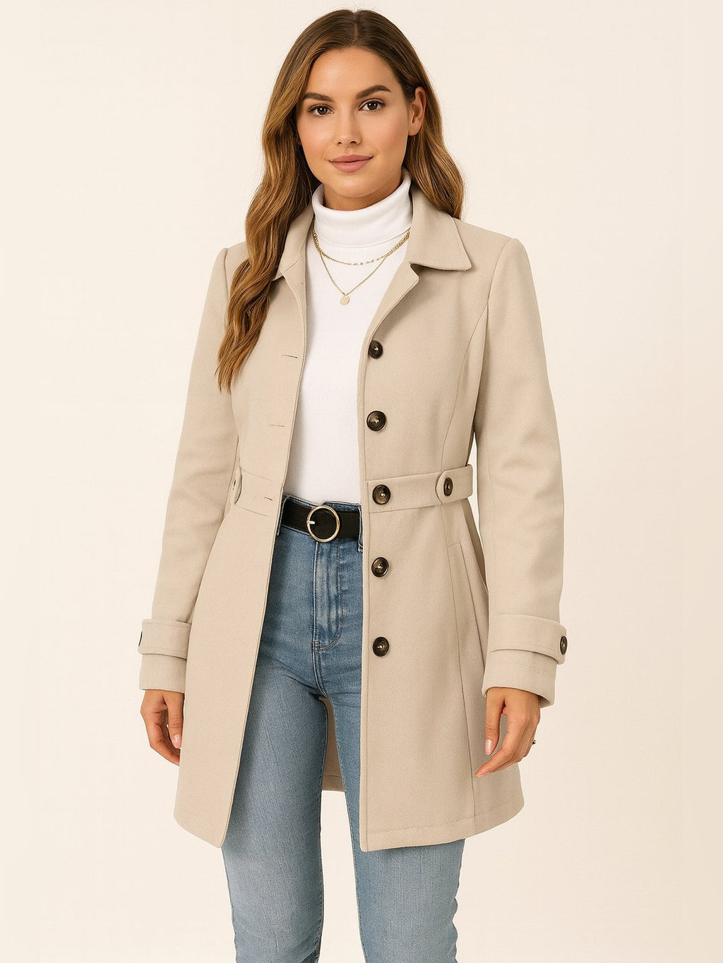 ROSALINDA - TRENCH CROISÉ CEINTURÉ