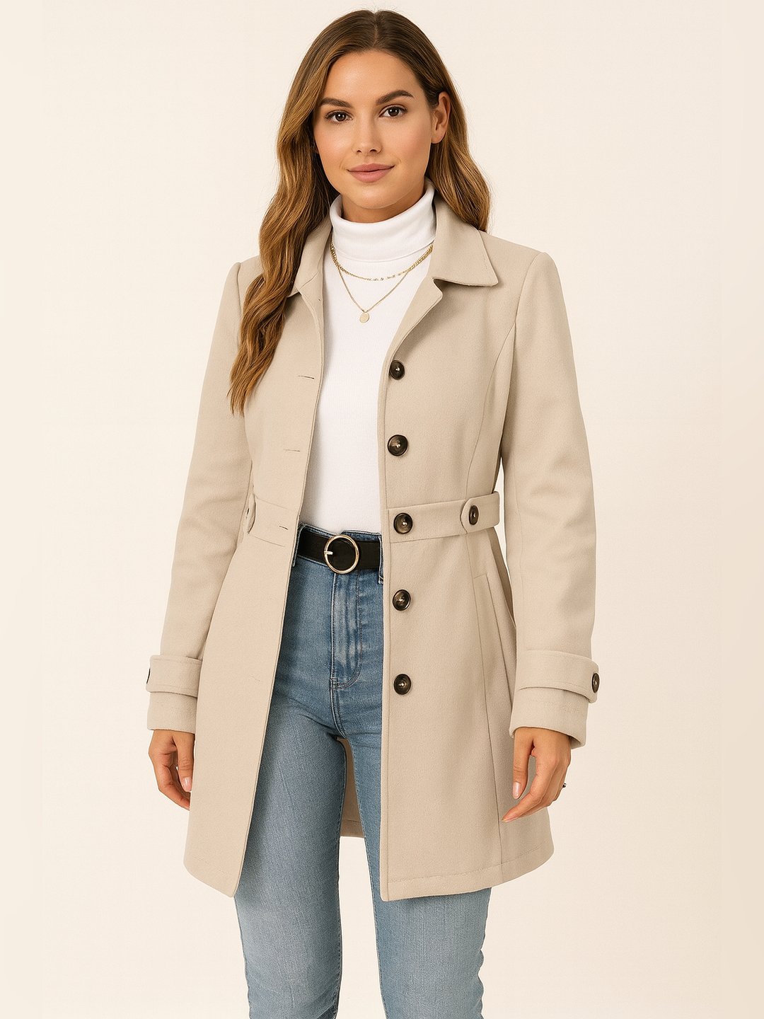 ROSALINDA - TRENCH CROISÉ CEINTURÉ
