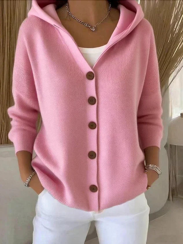 ROSETTA - CARDIGAN À CAPUCHE