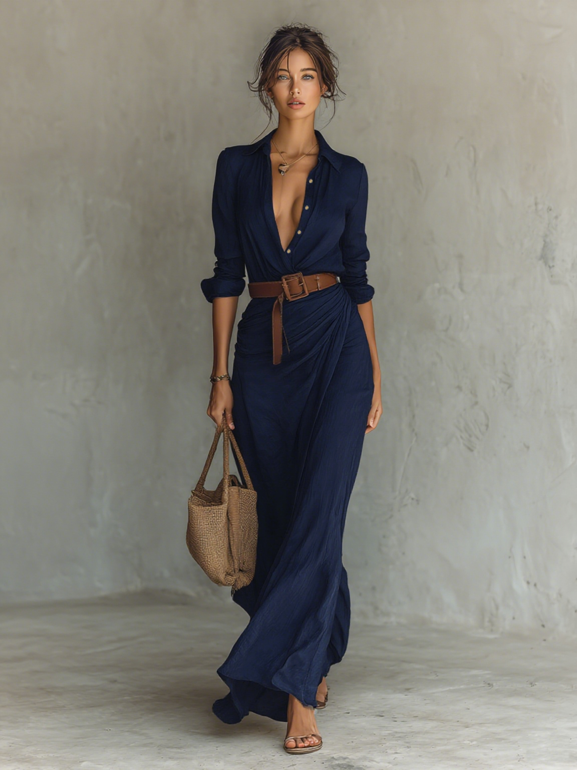 ALINA - ROBE IMPÉRIALE CHIC