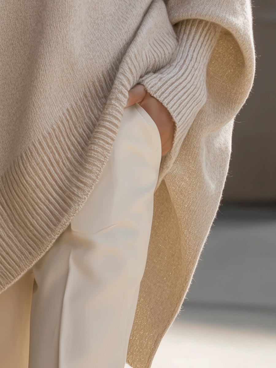 LUDOVICA - PULL OVERSIZE À ENCOLURE LARGE