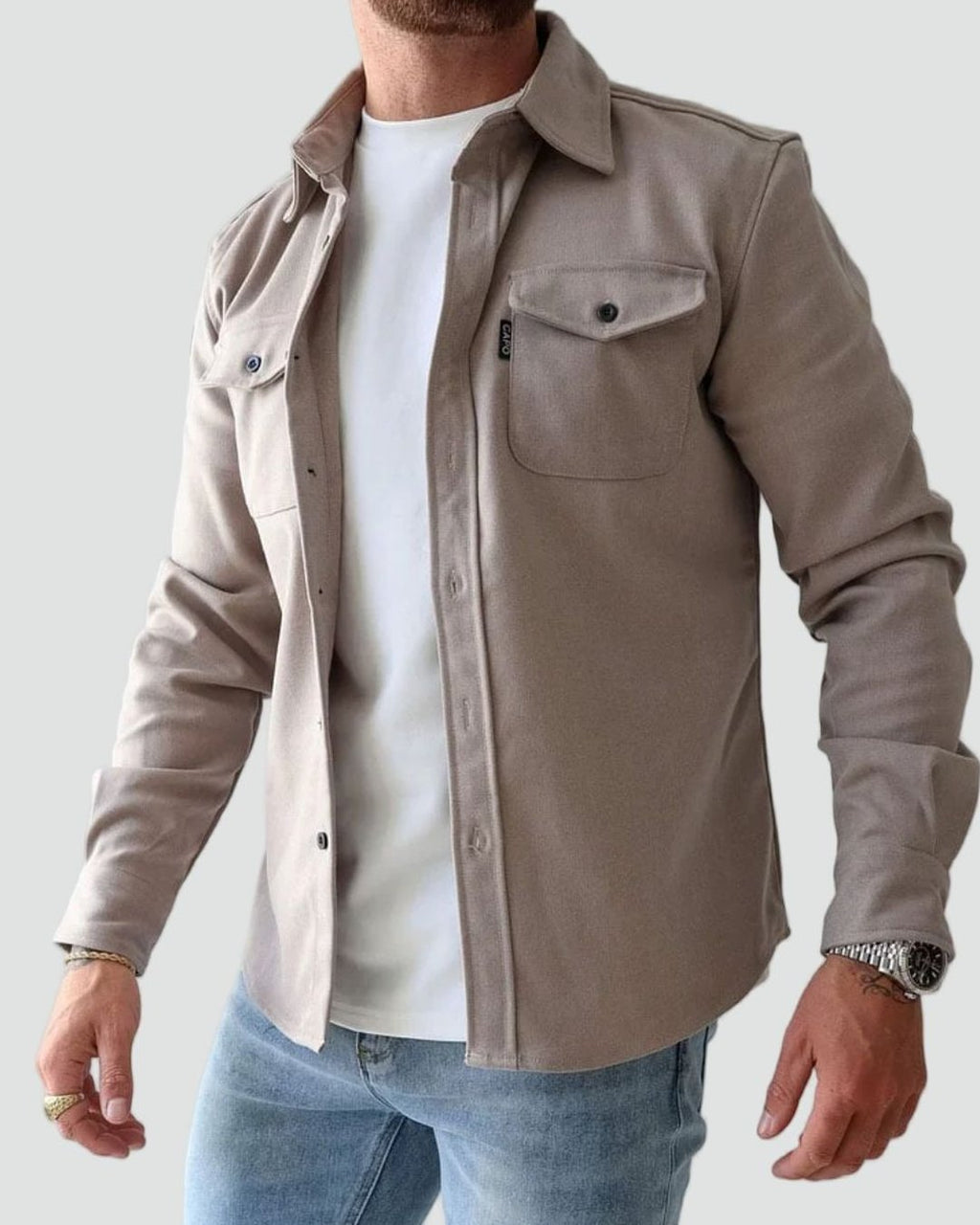DAN - CHEMISE-VESTE HOMME LÉGÈRE