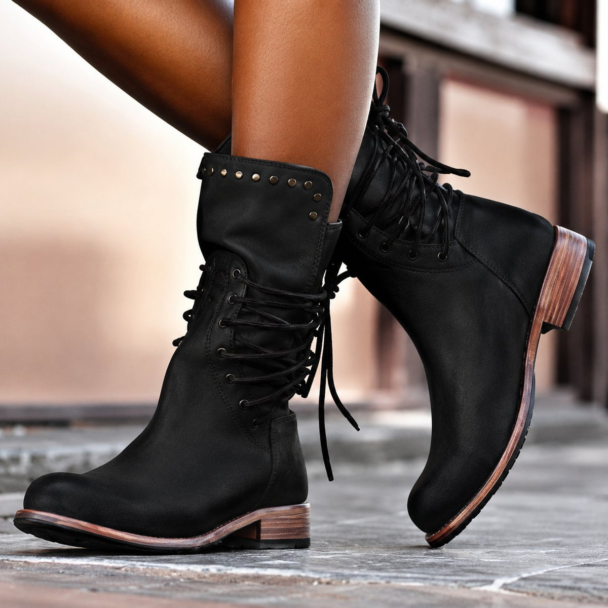 CHELSEY - BOTTES BIKER DOUBLÉES POLAIRE