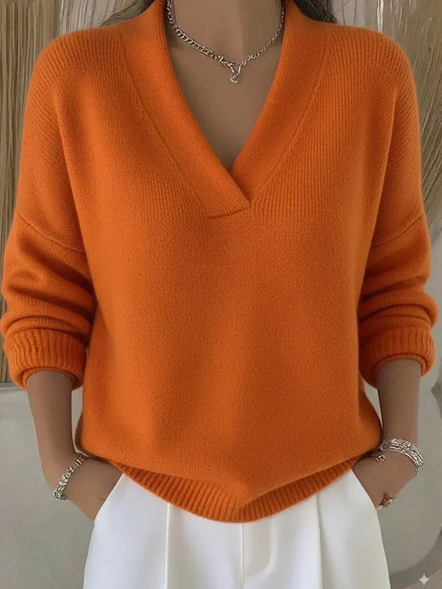 VIOLA - PULL DOUX À COL EN V