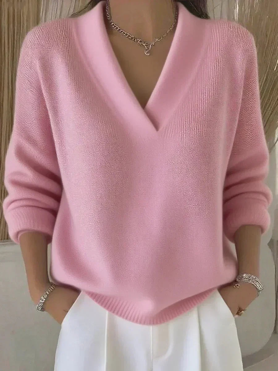 VIOLA - PULL DOUX À COL EN V