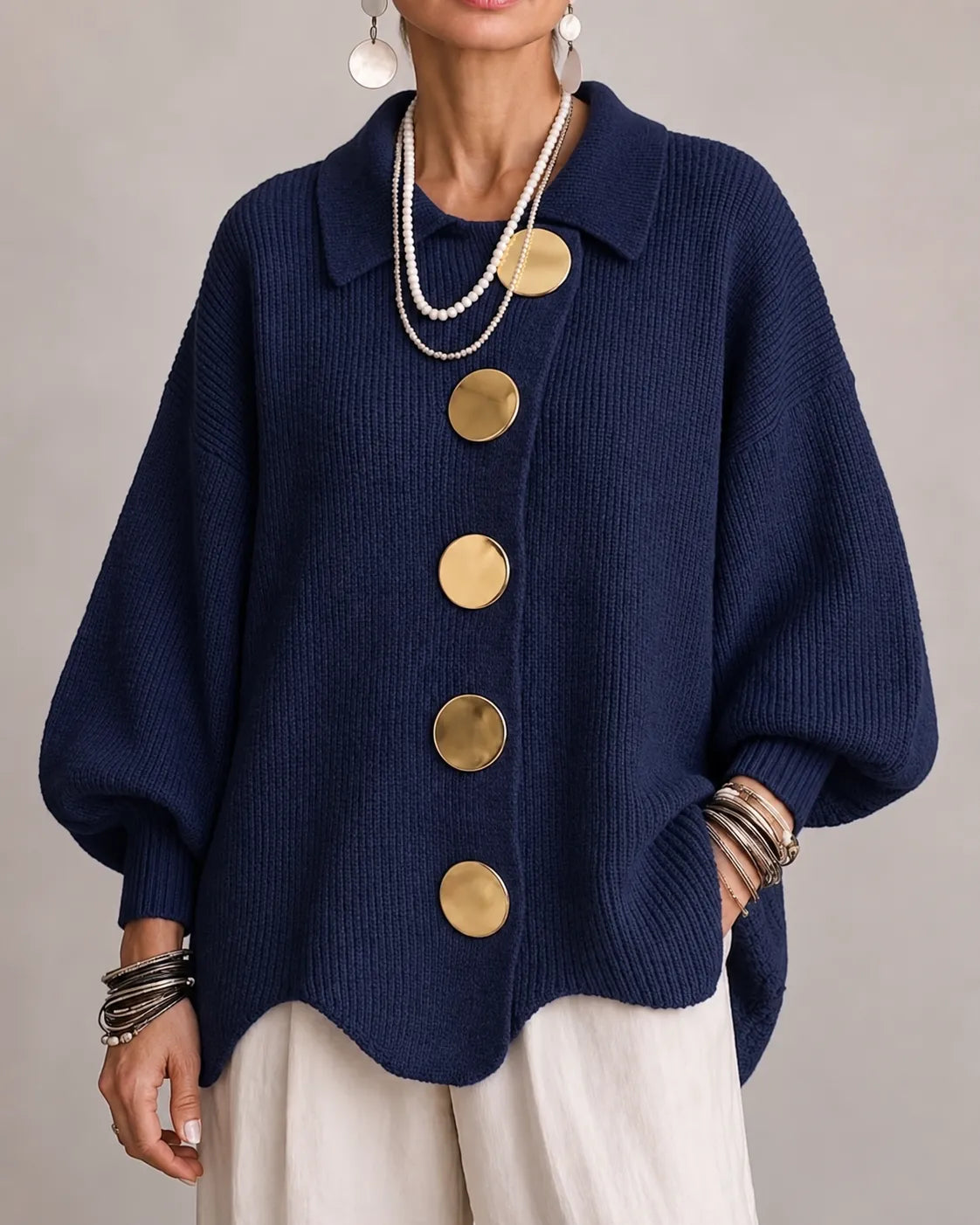 ELARA - CARDIGAN À BOUTONS