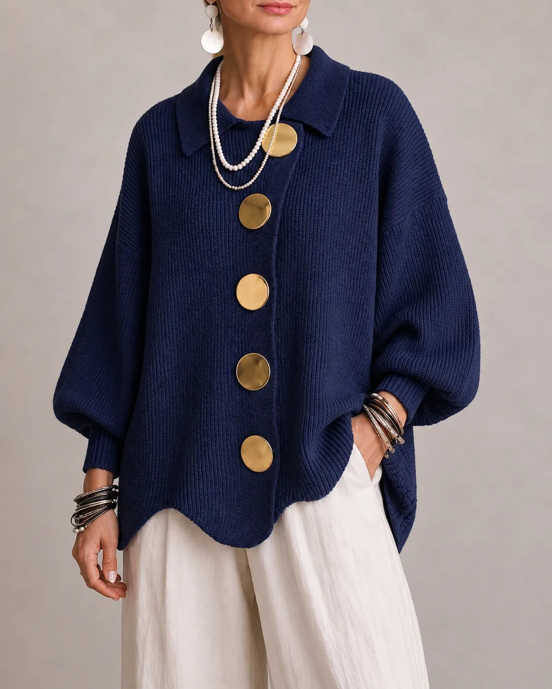 ELARA - CARDIGAN À BOUTONS