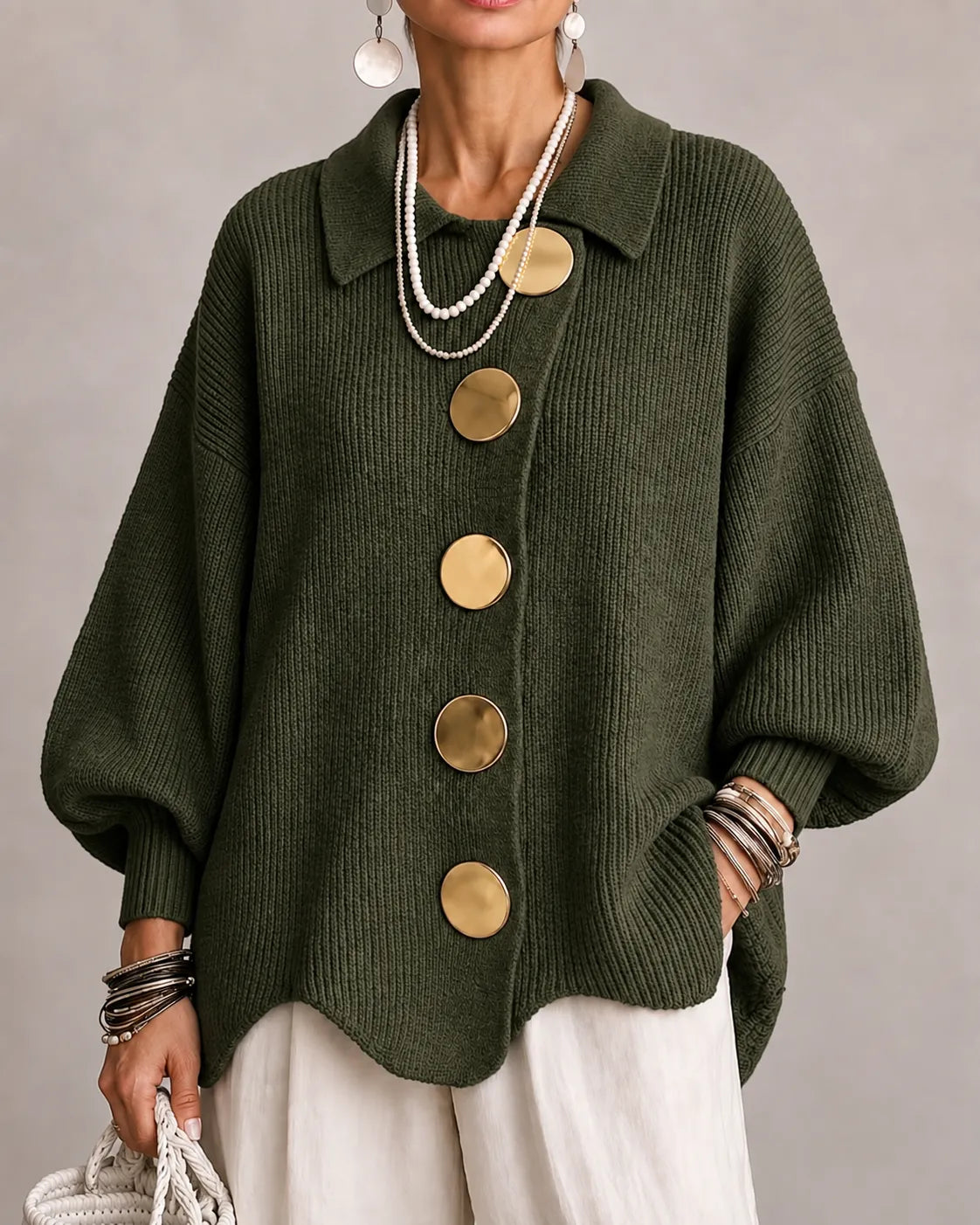 ELARA - CARDIGAN À BOUTONS