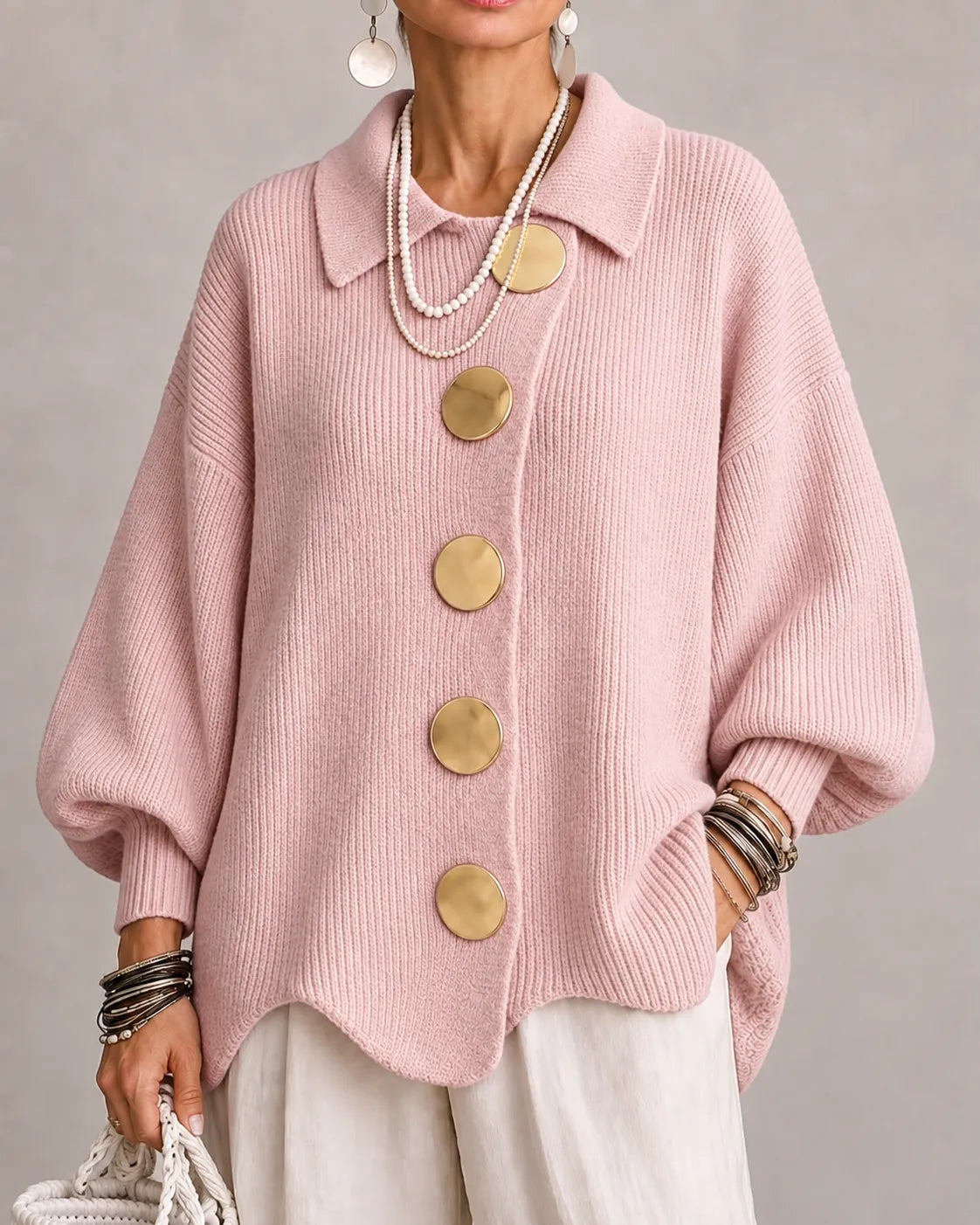 ELARA - CARDIGAN À BOUTONS