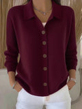 FOSCA - CARDIGAN AVEC COL ET BOUTONS