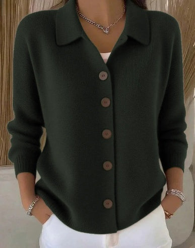 FOSCA - CARDIGAN AVEC COL ET BOUTONS