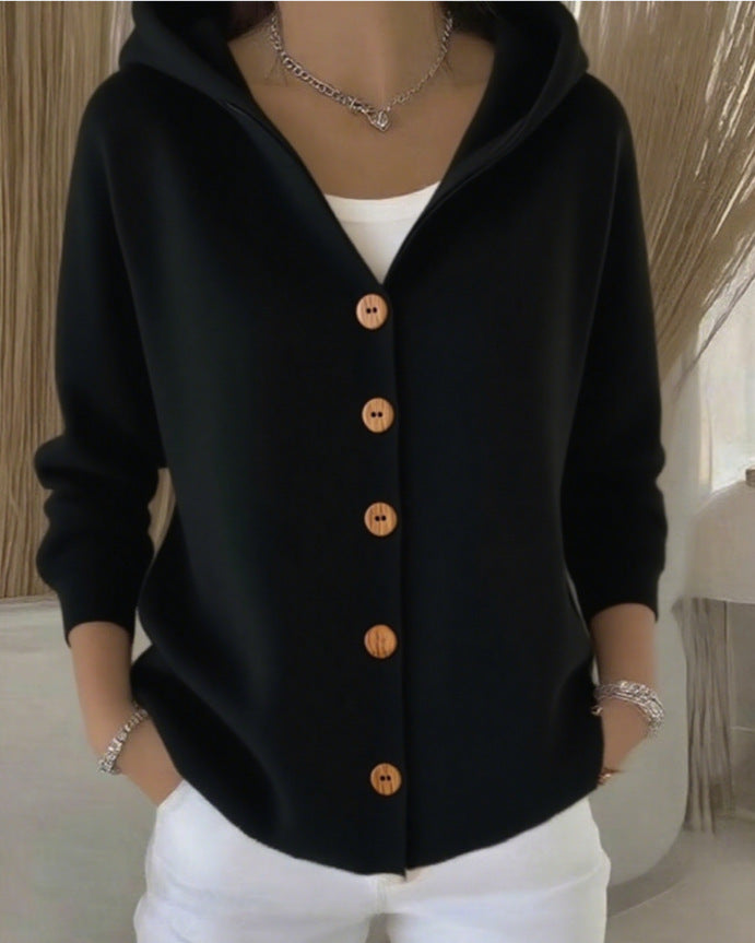ROSETTA - CARDIGAN À CAPUCHE