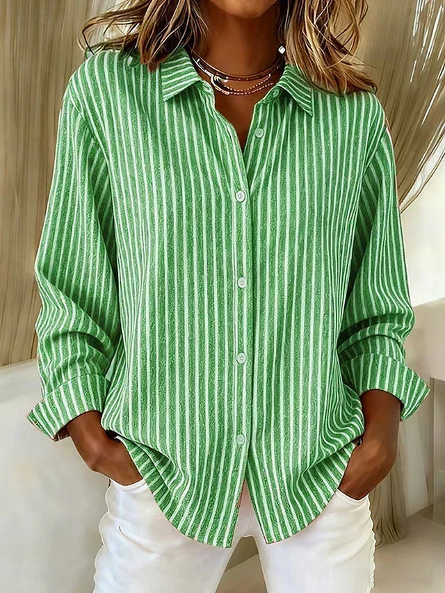 GINEVRA - CHEMISE RAYÉE BOUTONNÉE