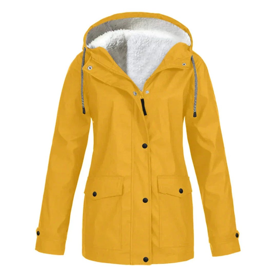 EARLENE - VESTE À CAPUCHE DOUBLÉE POLAIRE