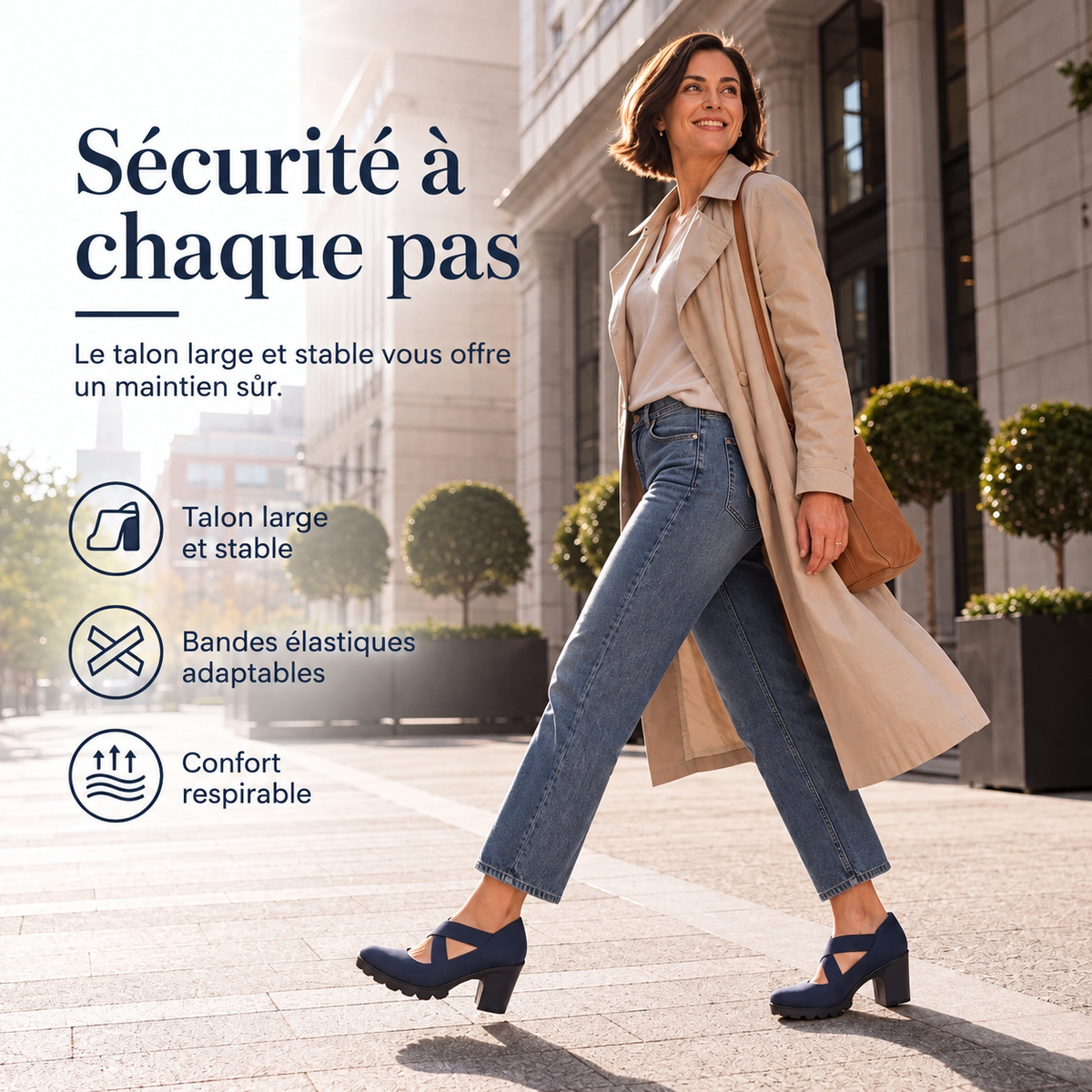 LOLA - CHAUSSURES À PLATEFORME ET BRIDE CROISÉE