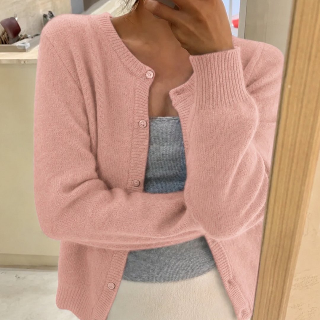 JANNIE - CARDIGAN EN MAILLE