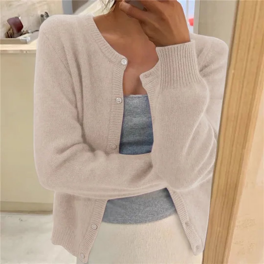 JANNIE - CARDIGAN EN MAILLE