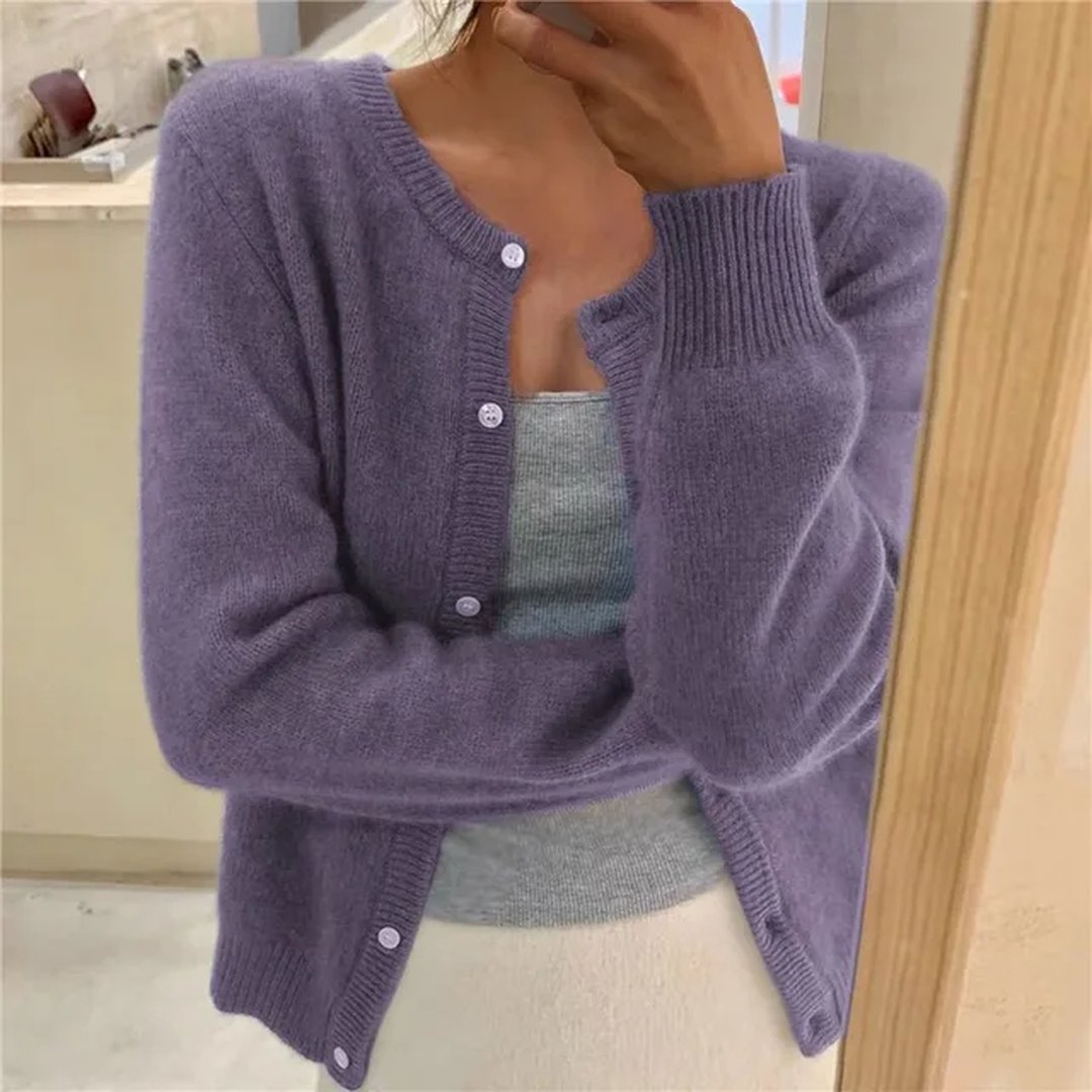 JANNIE - CARDIGAN EN MAILLE