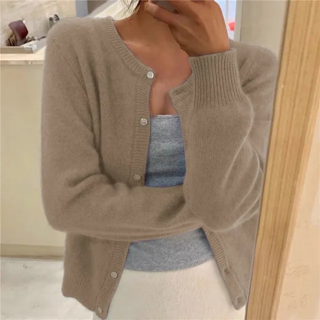 JANNIE - CARDIGAN EN MAILLE