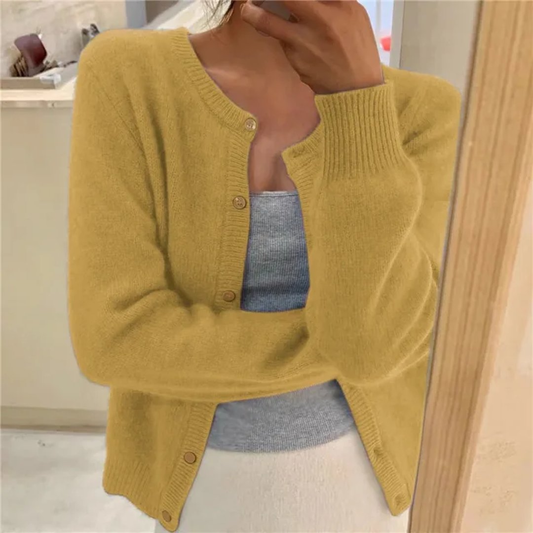 JANNIE - CARDIGAN EN MAILLE