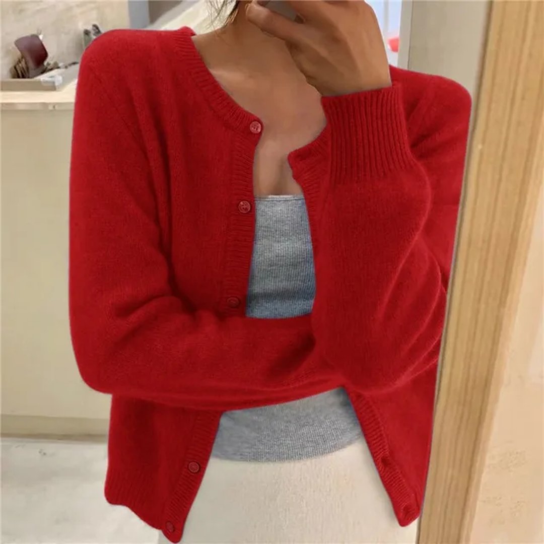 JANNIE - CARDIGAN EN MAILLE
