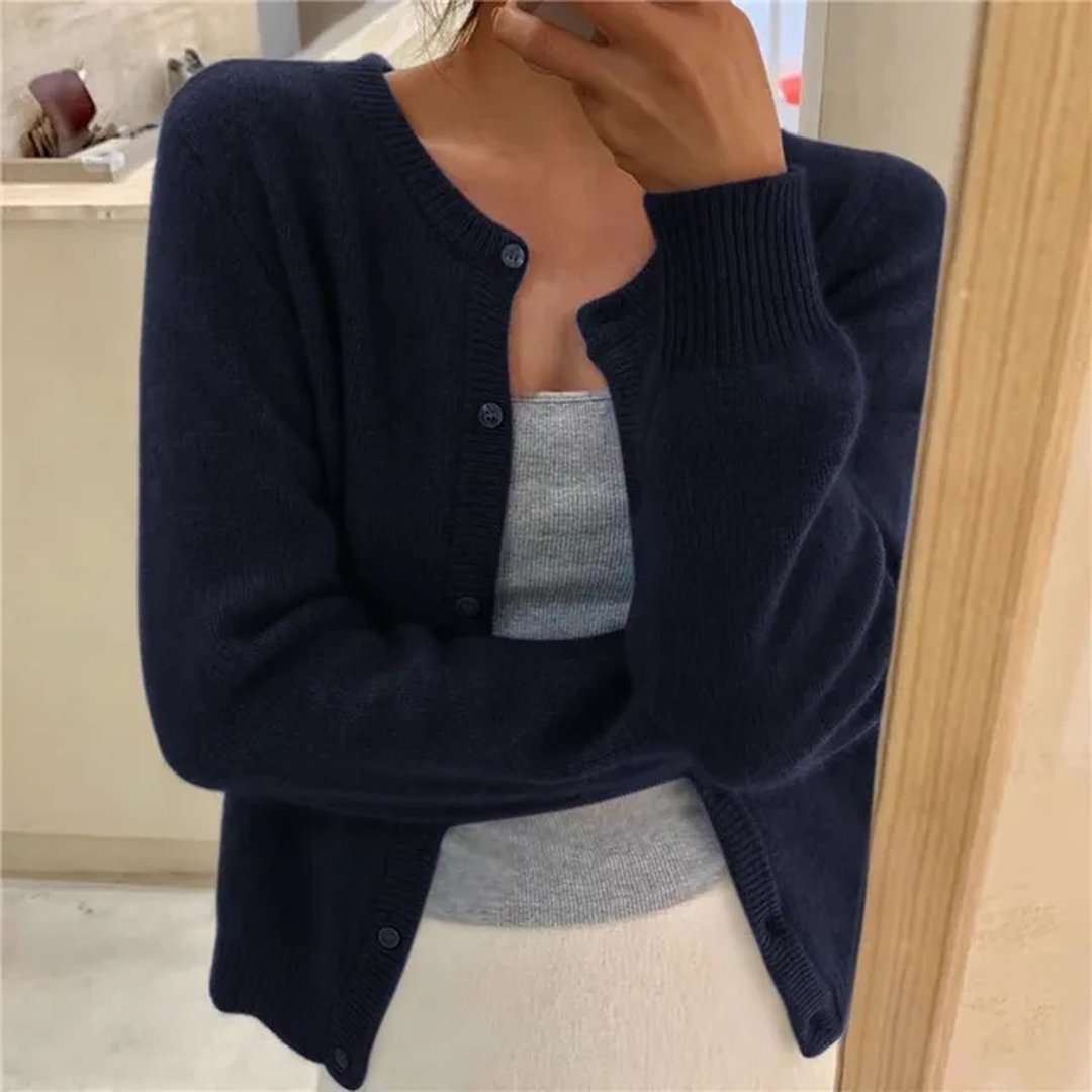 JANNIE - CARDIGAN EN MAILLE
