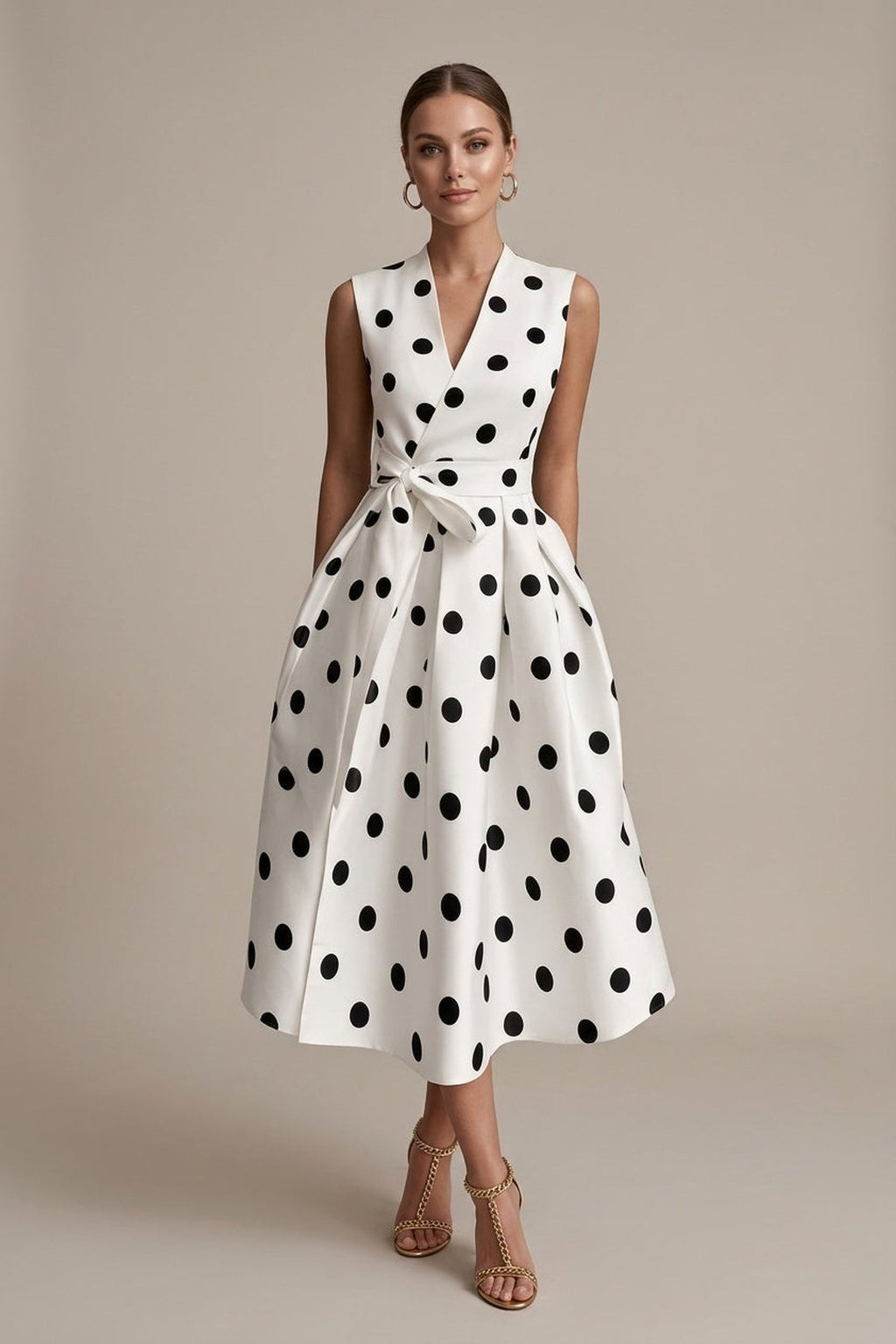 ANNABELLE - ROBE COCKTAIL SANS MANCHES