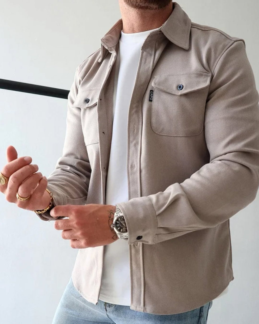 DAN - CHEMISE-VESTE HOMME LÉGÈRE