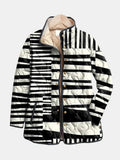 CHLOÉ - VESTE MATELASSÉE À RAYURES GRAPHIQUES
